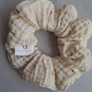 Scrunchie gold sparkle tetra
